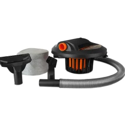 WEN 38005 3.2-Amp 5-Gallon Bucket Vacuum Cleaner with Hose, Nozzles and Filter Bag