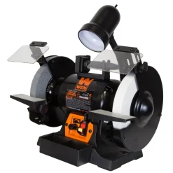 WEN BG4280 5-Amp 8-Inch Variable Speed Bench Grinder with Flexible Work Light