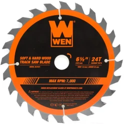 WEN BL6501 6.5-Inch 24-Tooth Carbide-Tipped Track Saw Blade