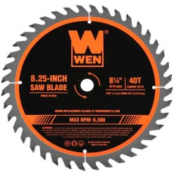 WEN BL0840 8.25-Inch 40-Tooth Carbide-Tipped Circular Saw Blade