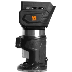 WEN 20610BT 20V Max Cordless Brushless Compact Trim Router with Fixed Base (Tool Only – Battery Not Included)