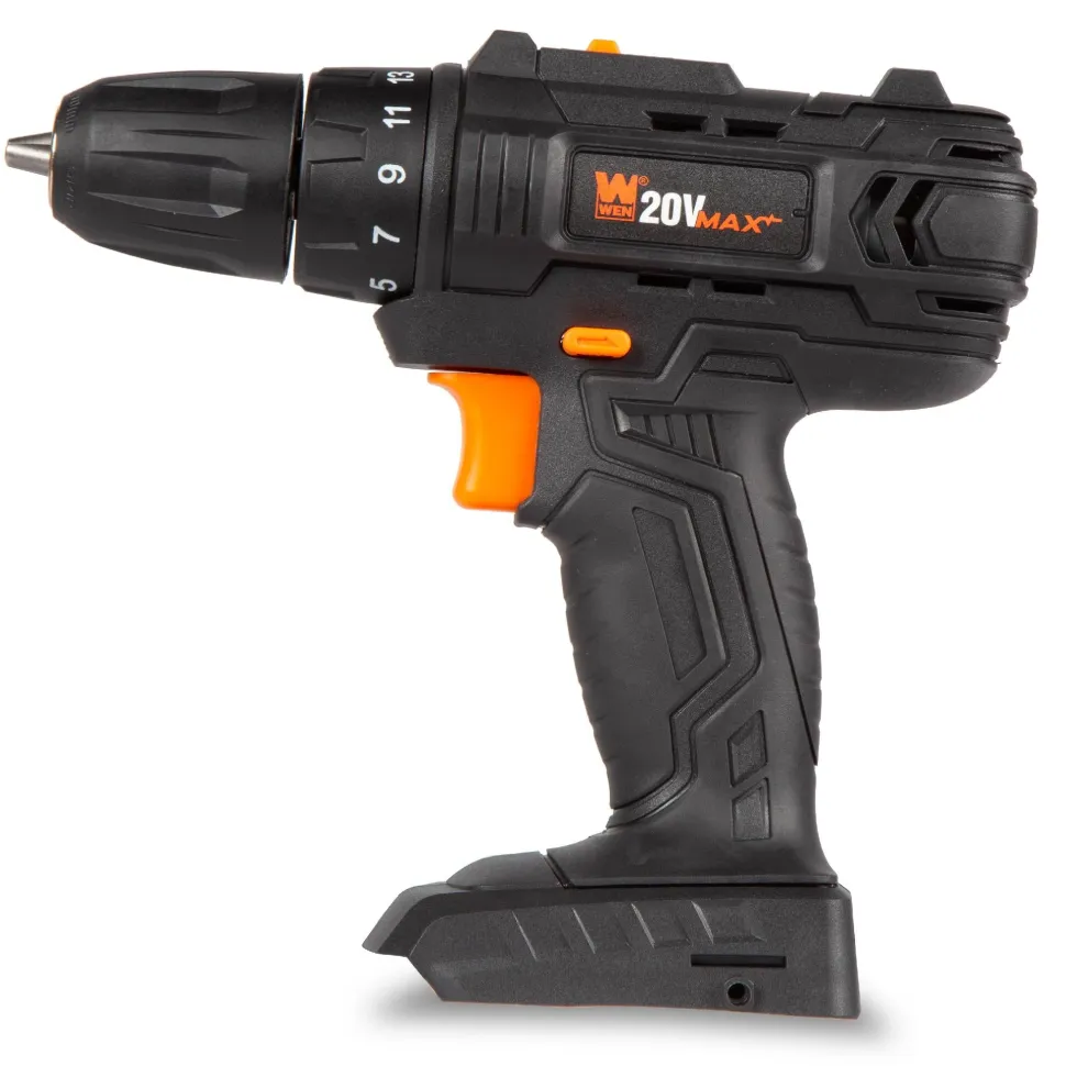 WEN 20119BT 20V Max Cordless 3/8-Inch Drill and Driver (Tool Only – Battery Not Included)