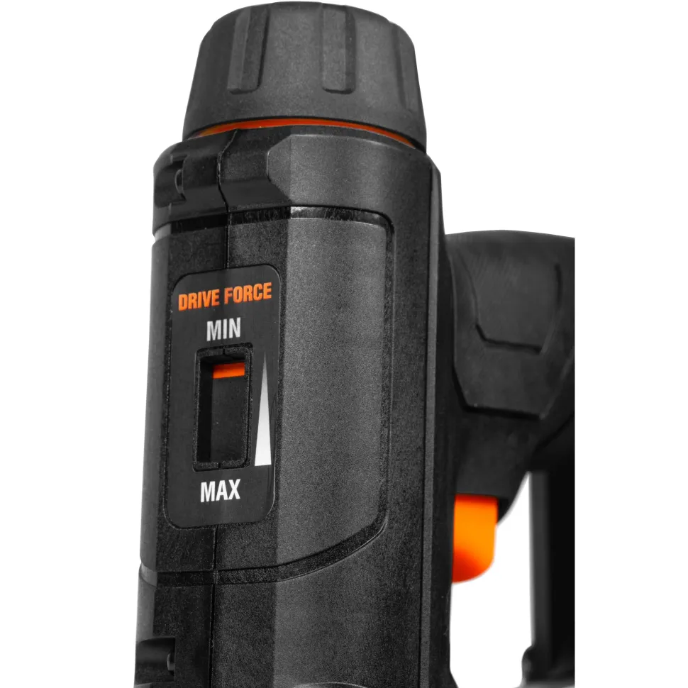 WEN 20538BT 20V Max Cordless 2-in-1 18-Gauge Brad Nailer and T50 Crown Stapler (Tool Only – Battery Not Included)