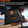 WEN 20691BT 20V Max 6.5-Inch Cordless Brushless Plunge Cut Variable Speed Track Saw (Tool Only – Batteries Not Included)