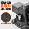 WEN BV454 4-Inch Heavy Duty Cast Iron Bench Vise with Swivel Base