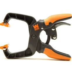 WEN CLH151 Quick-Release Ratcheting Hand Clamps with 1.5-Inch Jaw Opening and 1.5-Inch Throat, 4 Pack