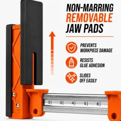 WEN CLP122 24-Inch 2000-Pound Parallel Jaw Clamp and Spreader Set, Two-Pack