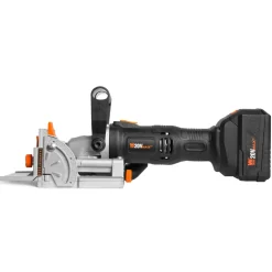 WEN 20648 Cordless Plate and Biscuit Joiner Kit with 20V Max 4.0Ah Battery and Charger