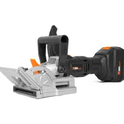 WEN 20648 Cordless Plate and Biscuit Joiner Kit with 20V Max 4.0Ah Battery and Charger