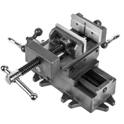 WEN CV413 3.25 in. Compound Cross Slide Industrial Strength Benchtop and Drill Press Vise