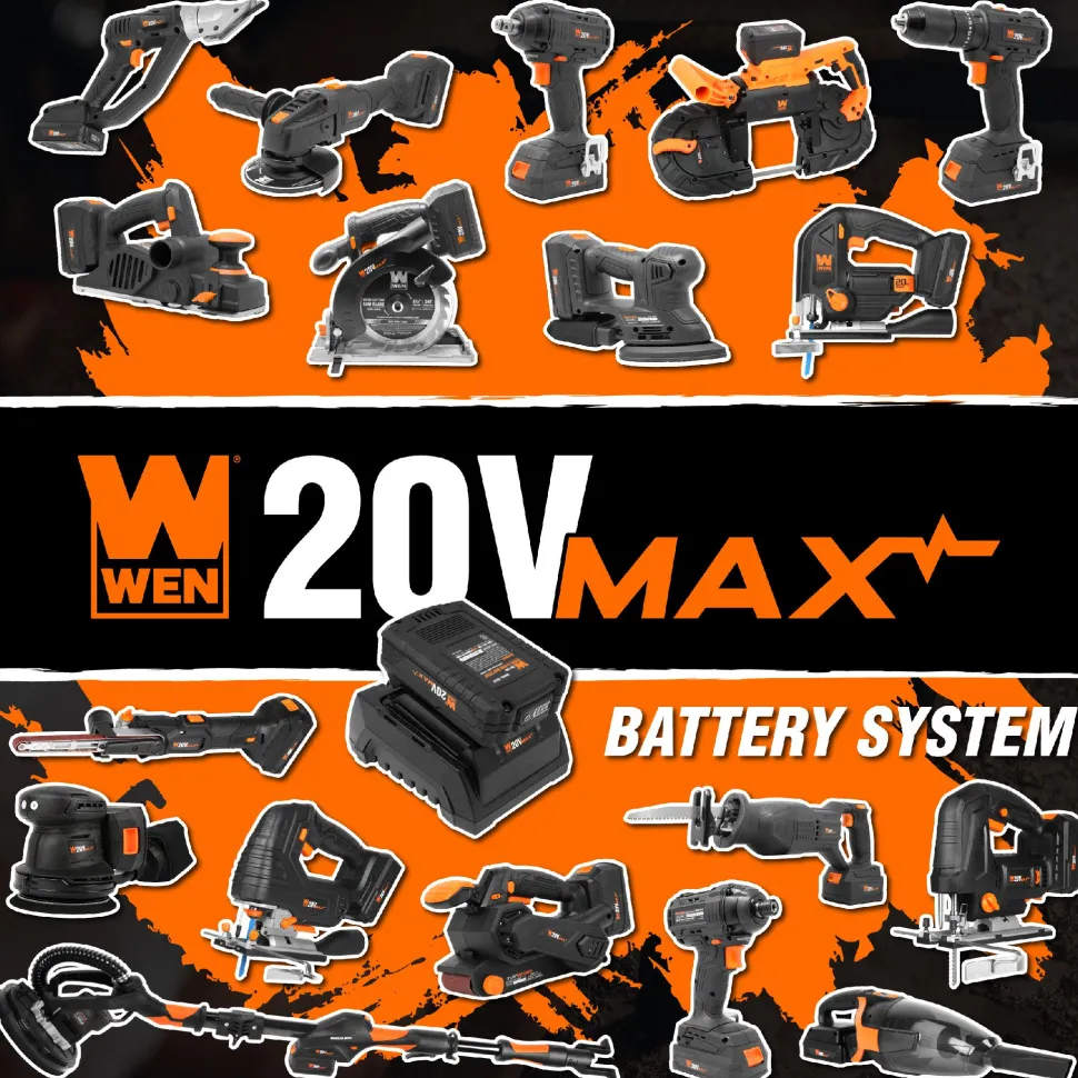 WEN 20200C 20V Max 2-Amp Lithium-Ion Battery Charger
