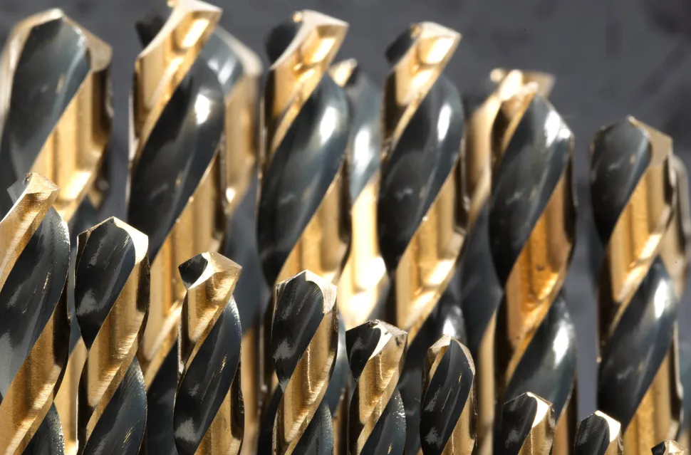 WEN DB292G 29-Piece Fully Ground Black Gold HSS Jobber Drill Bit Set with Carrying Case