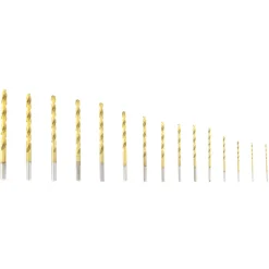 WEN DB15 15-piece titanium-coated drill bit set
