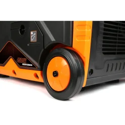WEN DF451i Super Quiet 4500-Watt Electric Start Dual Fuel RV-Ready Portable Inverter Generator with Fuel Shut-Off
