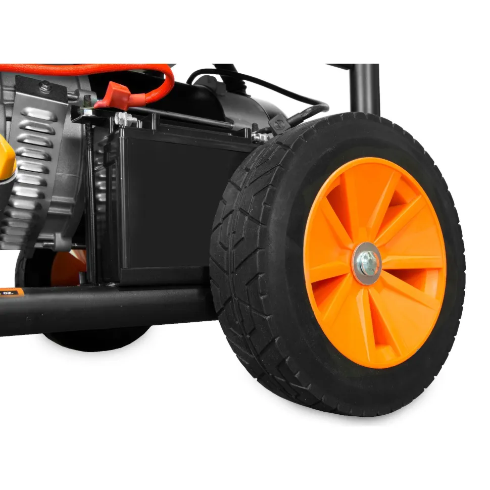 WEN DF475T 4,750-Watt 120V/240V Dual Fuel Portable Generator with Wheel Kit and Electric Start