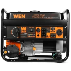 WEN DF472X 4,750-Watt 120V/240V Dual Fuel Portable Generator with CO Watchdog