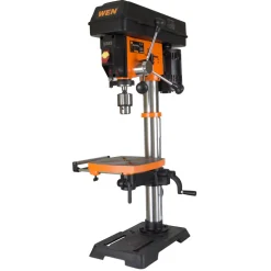 WEN DP1263V 12-Inch Benchtop Drill Press, 6.2-Amp Variable Speed Motor with Cast Iron Construction, Laser and LED Work Light
