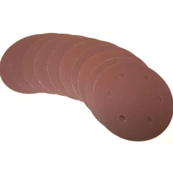 WEN DW240SP Drywall Sander 240-Grit Hook and Loop 9-Inch Sandpaper, 10-Pack