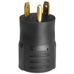 WEN GNA530 TT-30P RV Plug to NEMA L5-30R Twist-Lock Outlet 120V 30-Amp 3600-Watt Adapter