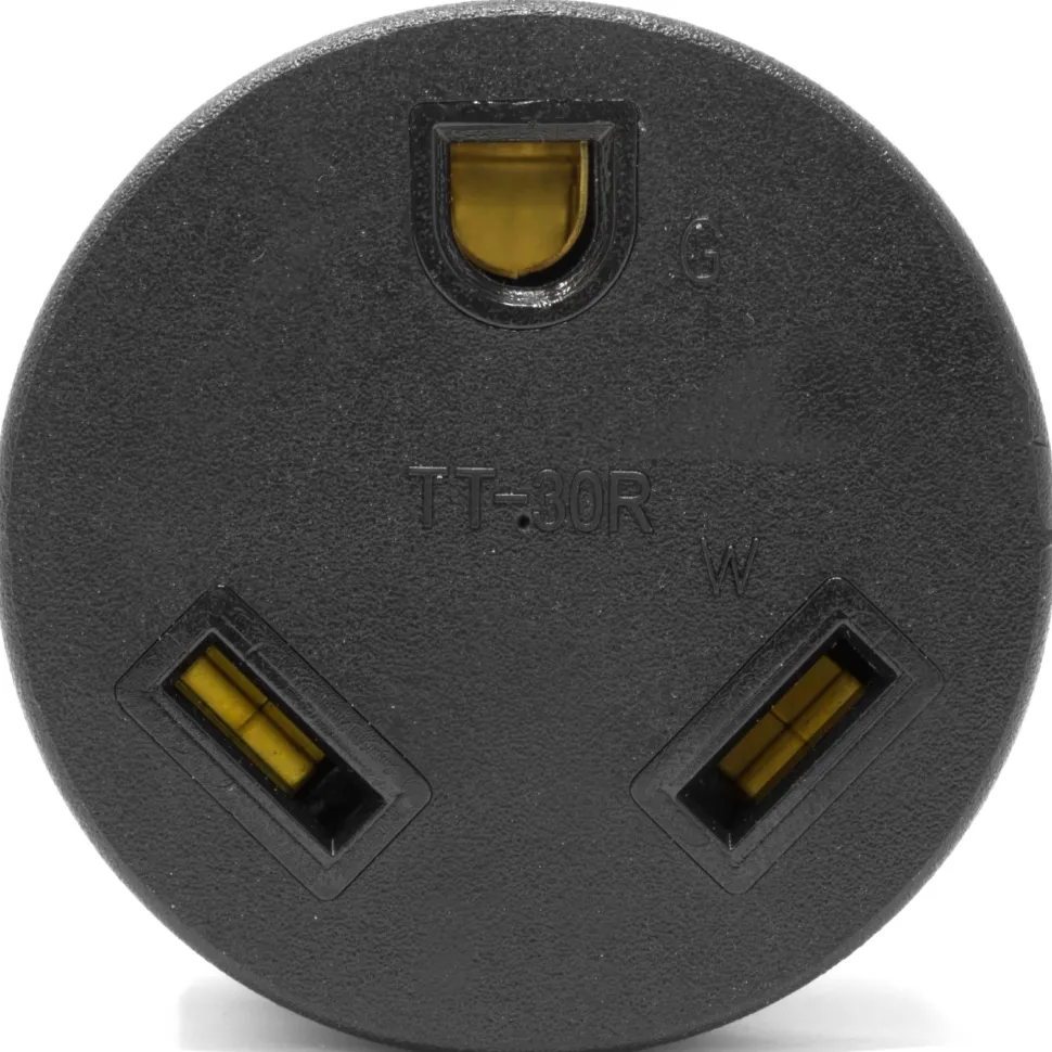 WEN GNA030 120V 30-Amp 3600-Watt Generator to RV Adapter, NEMA L5-30P Twist-Lock Power Plug to TT-30R RV-Ready Outlet