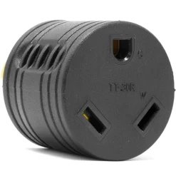 WEN GNA030 120V 30-Amp 3600-Watt Generator to RV Adapter, NEMA L5-30P Twist-Lock Power Plug to TT-30R RV-Ready Outlet