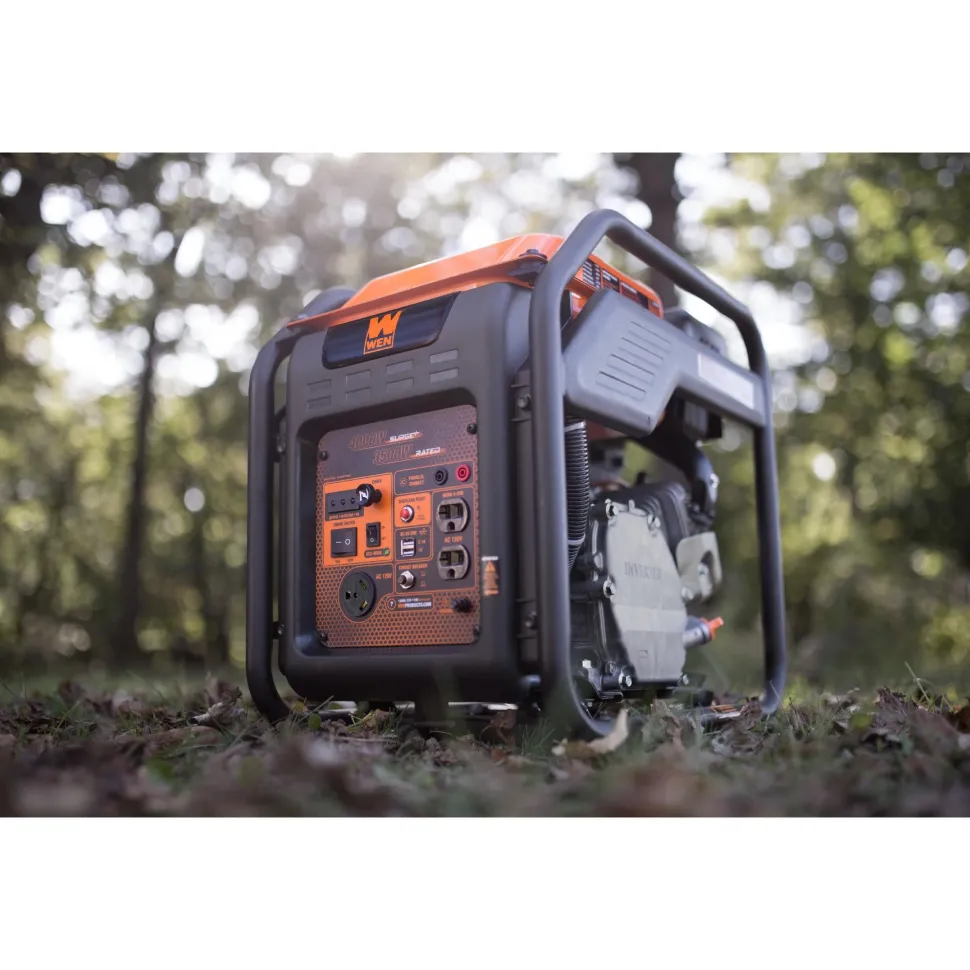 WEN GN400i RV-Ready 4000-Watt Open Frame Inverter Generator