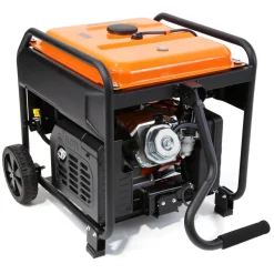 WEN GN625iX 6250-Watt RV and Transfer-Switch-Ready 120V/240V Open Frame Inverter Generator with CO Shutdown Sensor and Wheel Kit