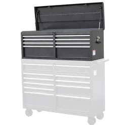 WEN 74558 52-Inch Silver 8-Drawer Tool Chest