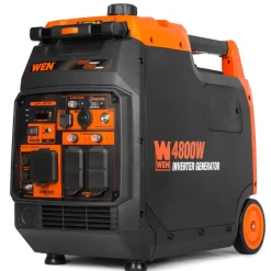 WEN 56480iX Quiet and Lightweight 4800-Watt RV-Ready Electric Start Portable Inverter Generator with Fuel Shut Off and CO Watchdog