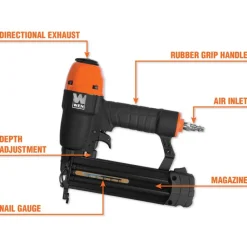 WEN 61723K 18-Gauge 3/8-Inch to 2-Inch Brad Nailer with Carrying Case and 2000 Nails