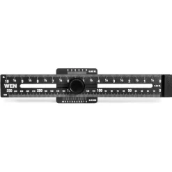 WEN ME252R 10-Inch Aluminum Offset Marking Gauge and Layout Tool with Laser-Etched Scale