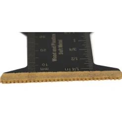 WEN MTB345 3-Piece Oscillating Multi-Tool Bi-Metal Titanium-Coated 45mm Blade Set for Metal and Wood