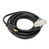 WEN PC2513 25 ft. 30-Amp 10-Gauge SJTW Fan-Style 10/3 Generator Extension Cord (converts L5-30R to three 5-20R outlets)