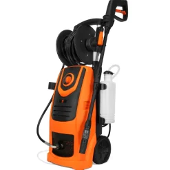 WEN PW22 2100 PSI 1.3 GPM 13.5-Amp Electric Pressure Washer with Variable Flow Power and Hose Reel