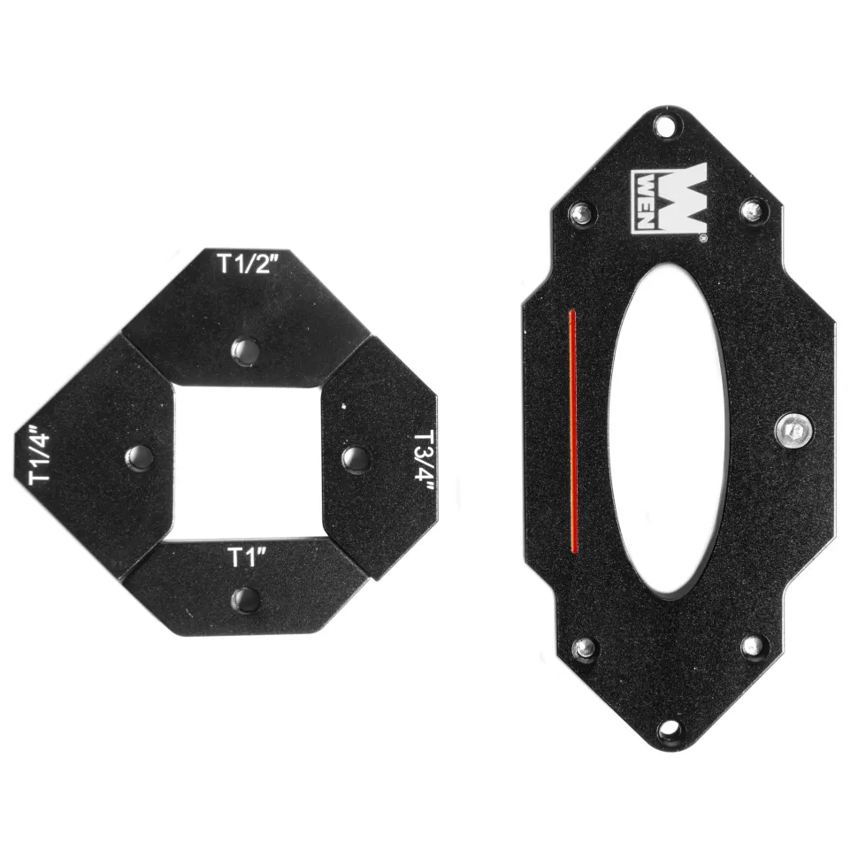 WEN RA002T 6-Piece Corner Chamfer Jig and Template Set for Routers