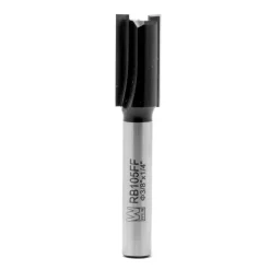 WEN RB105FF 3/8 in. Straight 2-Flute Carbide-Tipped Router Bit with 1/4 in. Shank