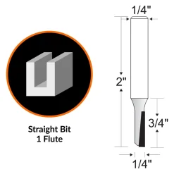 WEN RB500-3 Heat-Treated Multi-Profile Carbide-Tipped Router Bit Set (3-Piece)