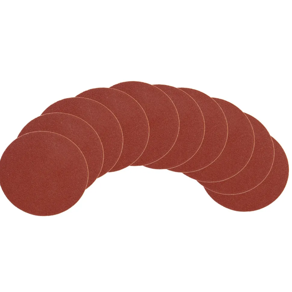 WEN 6SD80 80-Grit Adhesive-Backed 6-Inch Disc Sandpaper, 10 Pack