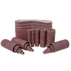 WEN 6524SP80 80-Grit Combination Belt and Sleeve Sandpaper Set, 24-Pack