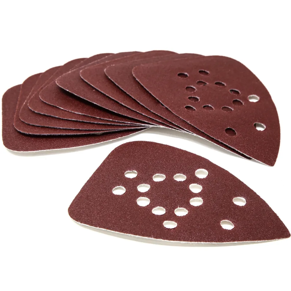 WEN 20401SP120 120-Grit Hook and Loop Palm Sander Sandpaper for the WEN Cordless Palm Sander, 10-Pack