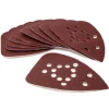 WEN 20401SP240 240-Grit Hook and Loop Palm Sander Sandpaper for the WEN Cordless Palm Sander, 10-Pack