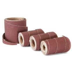 WEN 65910SP80 80-Grit 10-Inch Pre-Cut Ready-to-Wrap Drum Sander Sandpaper, 4-Pack