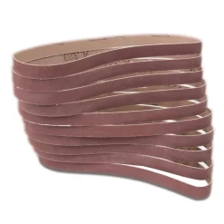WEN 6307SP120 120-Grit 1/2 x 18-Inch Sanding Belt Sandpaper (10 Pack)