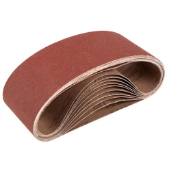 WEN 424SP80 4 in. x 24 in. 80-Grit Belt Sander Sandpaper, 10 Pack