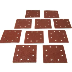 WEN 6304SP40 1/4-Sheet Sander 40-Grit Hook-and-Loop Sandpaper, 10-Pack