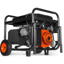 WEN TF1450X 14,500-Watt 120V/240V Tri-Fuel Generator for Gas, Propane, and Natural Gas, Transfer-Switch Ready with Electric Start, Wheel Kit, and CO Watchdog