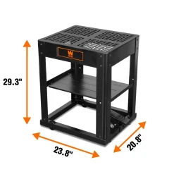 WEN 6588T Multi-Purpose Planer Stand with Storage Shelf and Rolling Base