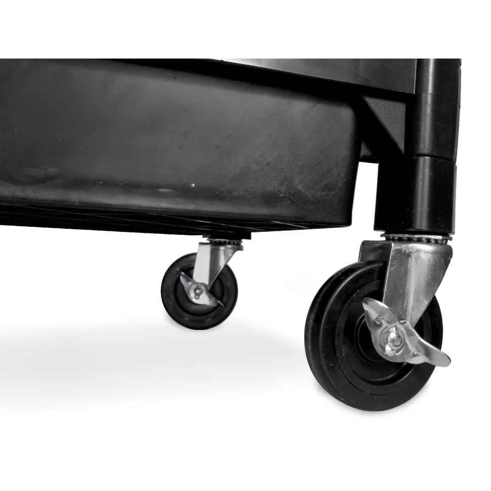 WEN 73162 Two-Tray 300-Pound Capacity Double Decker Service and Utility Cart