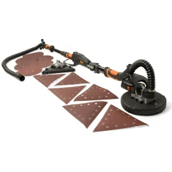 WEN 6377 Variable Speed 5-Amp Dual-Head Drywall Sander with 15-Foot Hose