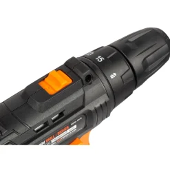 WEN 20VK3DDL 20V Max Cordless Drill, Brushless Compact Impact Driver, and LED Work Light / Flashlight Combo Kit with 2Ah Battery and Charger